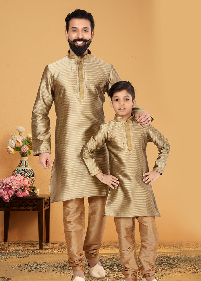 2 PC Multicolor Silk Father And Son Combo
