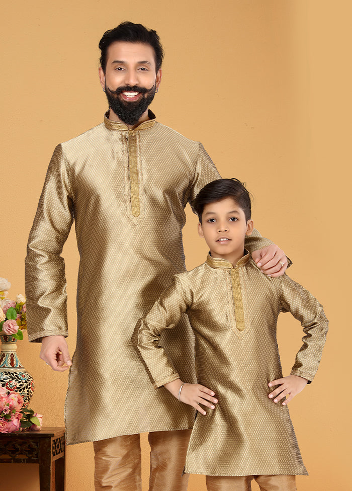 2 PC Multicolor Silk Father And Son Combo