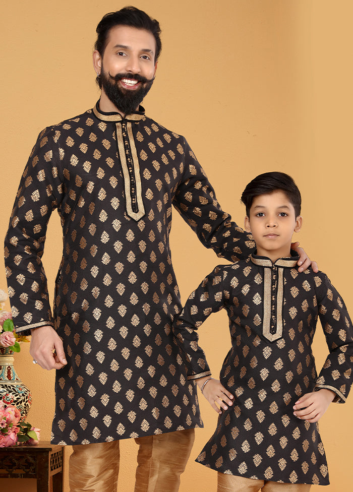2 PC Multicolor Silk Father And Son Combo