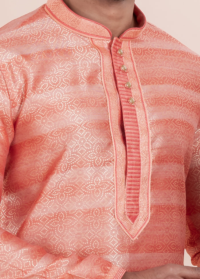 2 PC Pink Cotton Father And Son Combo
