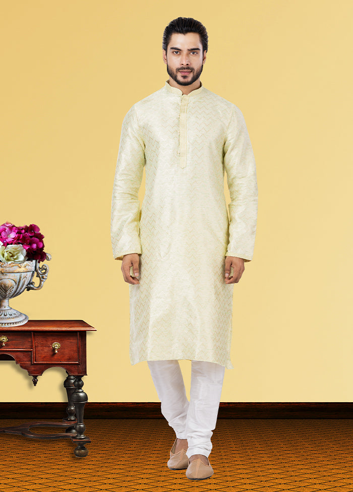 Multicolor Silk 2 Pc Kurta Pajama Set