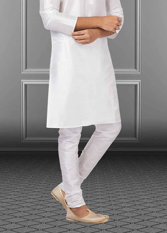 Multicolor Silk 2 Pc Kurta Pajama Set