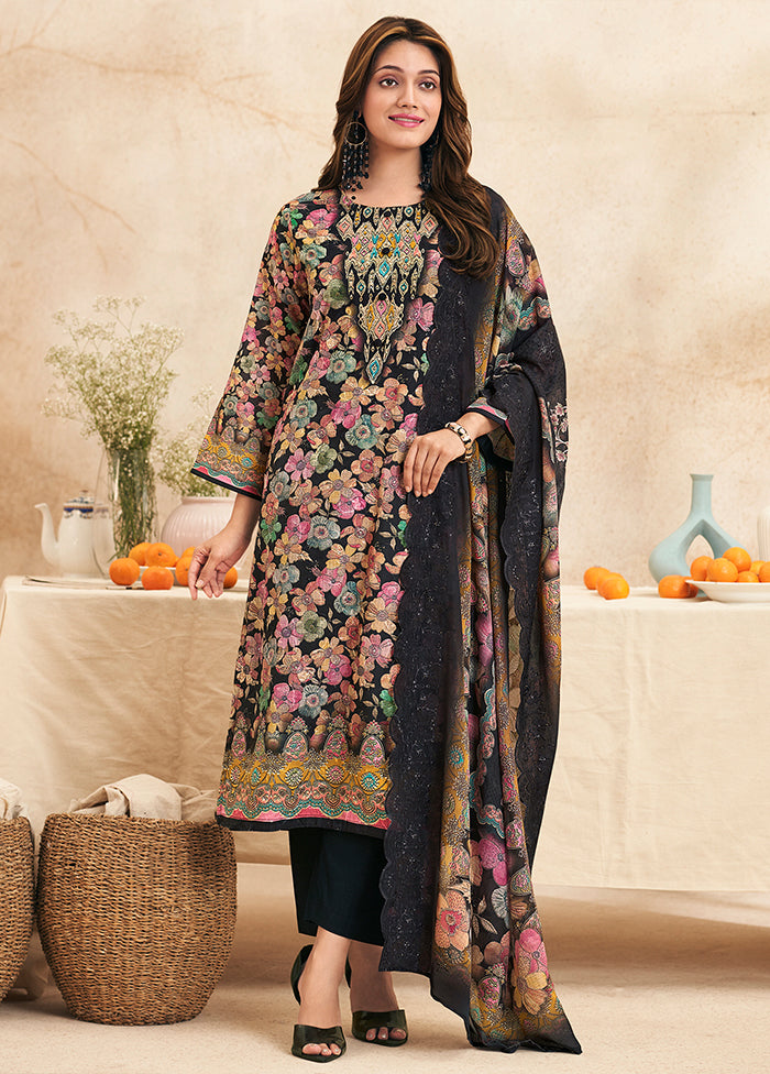 3 Pc Multicolor Cotton Suit Set