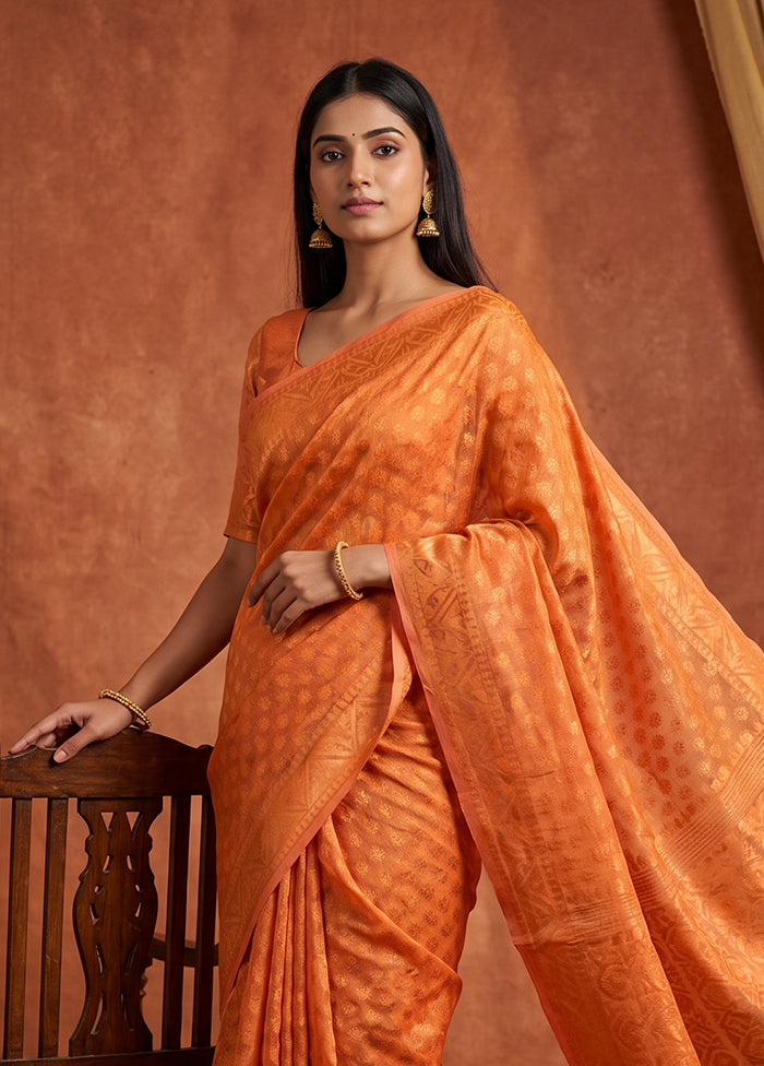 Multicolor Jamdani Cotton Saree Without Blouse Piece