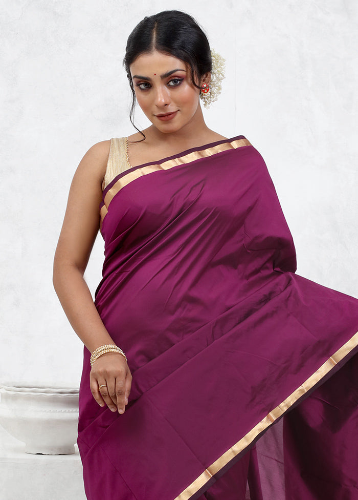 Pink Kanjivaram Silk Saree With Blouse Piece - Indian Silk House Agencies
