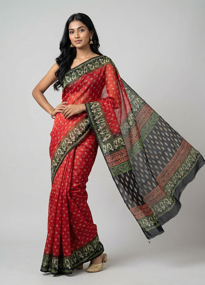 Gold Tissue Silk Saree With Blouse Piece