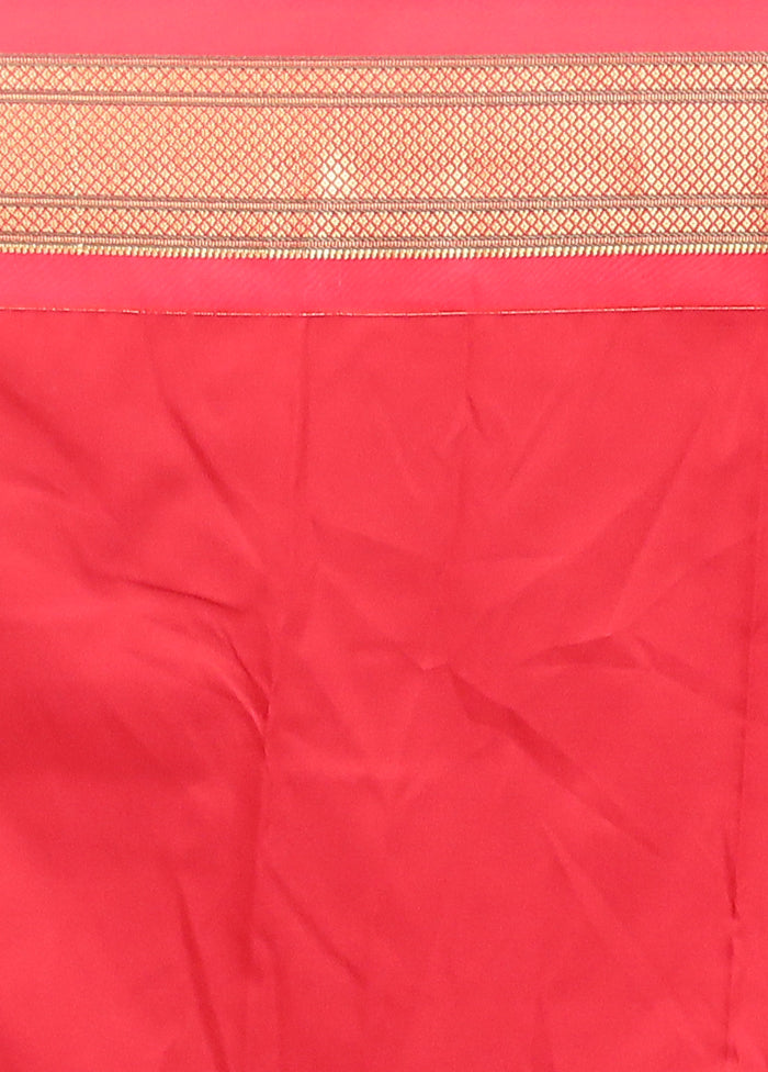 Green Kanjivaram Silk Saree With Blouse Piece