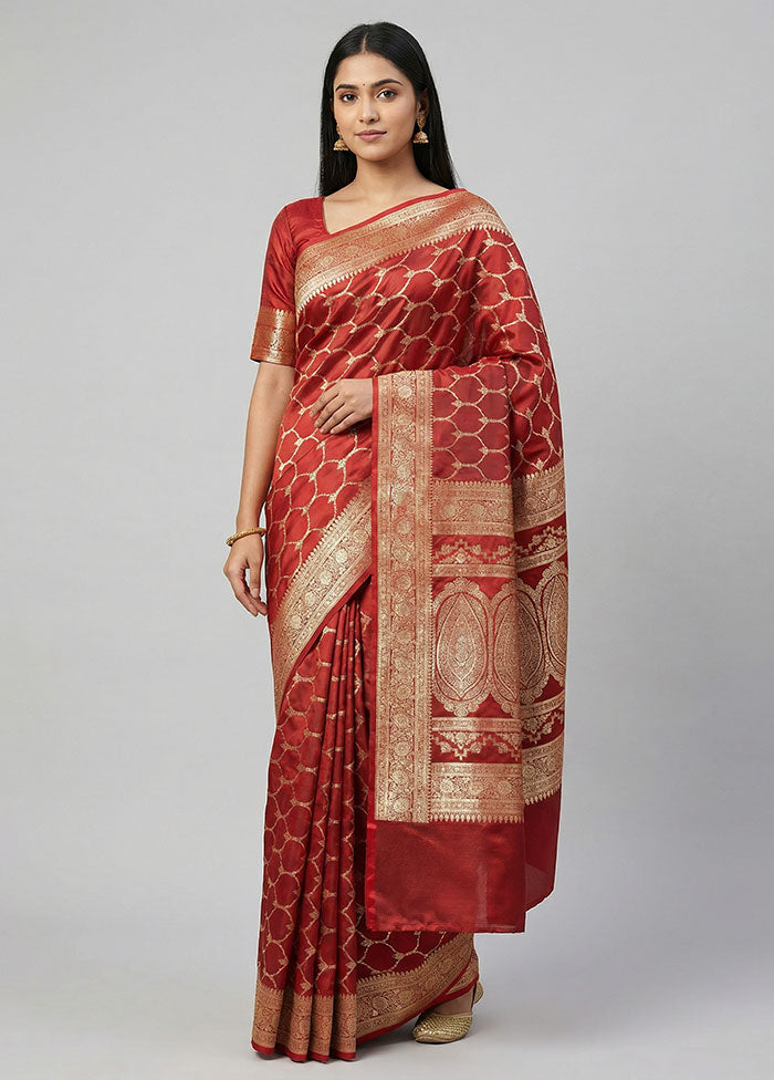 Multicolor Tanchoi Silk Saree With Blouse Piece