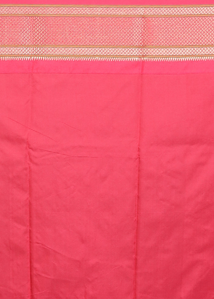 Cream Kanjivaram Silk Saree With Blouse Piece
