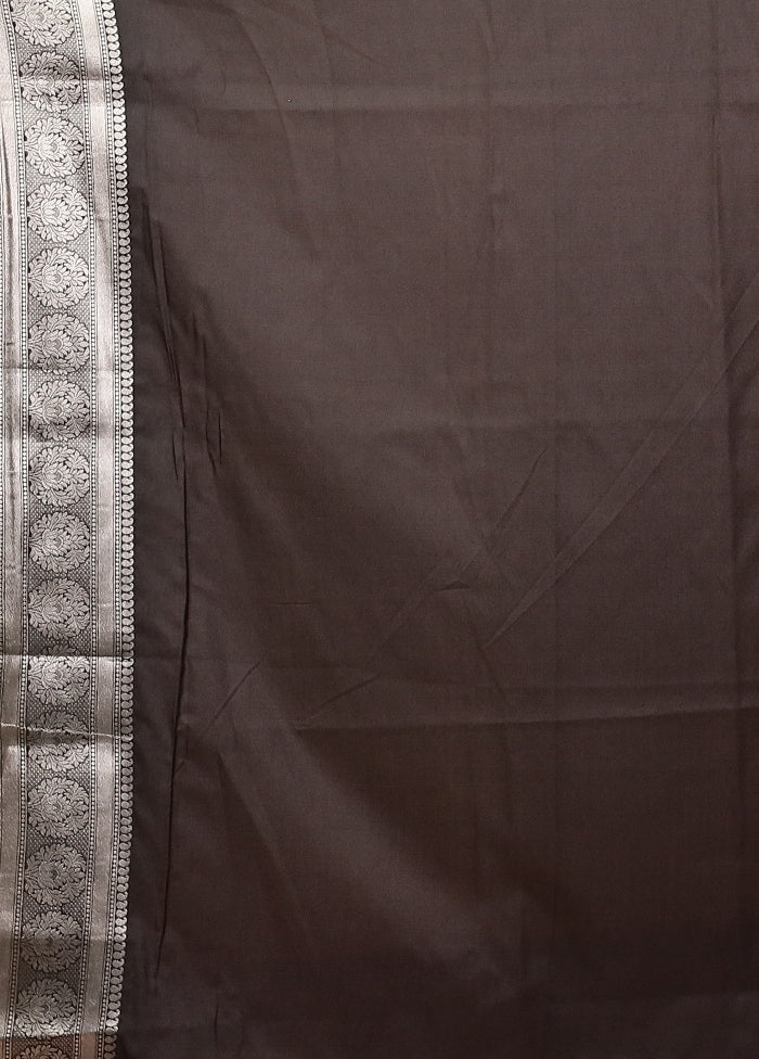 Black Uppada Silk Saree With Blouse Piece