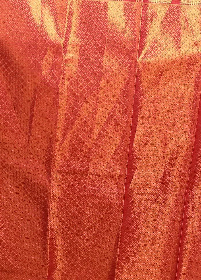 Grey Kanjivaram Silk Saree With Blouse Piece