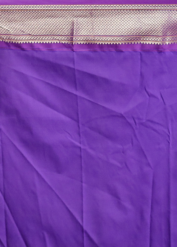 Orange Kanjivaram Silk Saree With Blouse Piece
