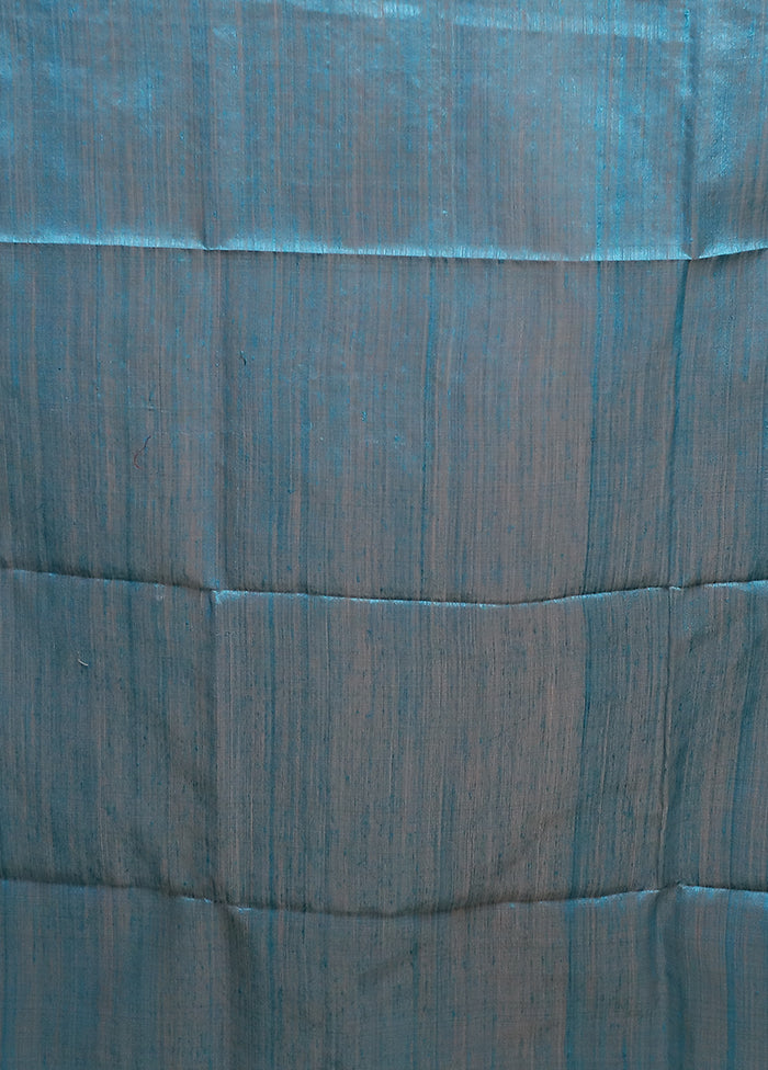 Green Handloom Matka Pure Silk Saree With Blouse Piece