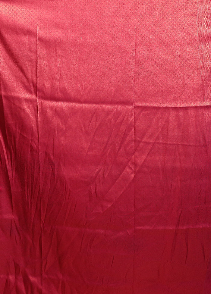 Blue Dupion Silk Saree With Blouse Piece