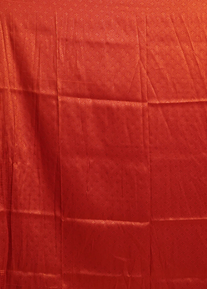Green Dupion Silk Saree With Blouse Piece