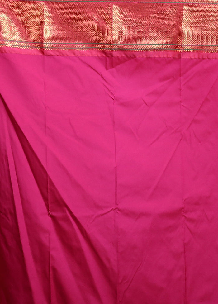 Green Kanjivaram Silk Saree With Blouse Piece