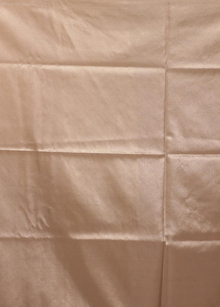 Cream Tissue Silk Saree With Blouse Piece