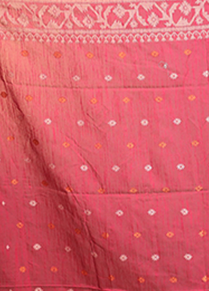 Blue Matka Silk Saree With Blouse Piece