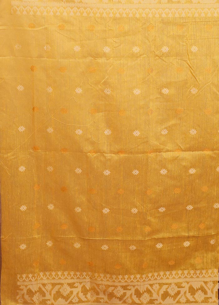 Blue Matka Silk Saree With Blouse Piece