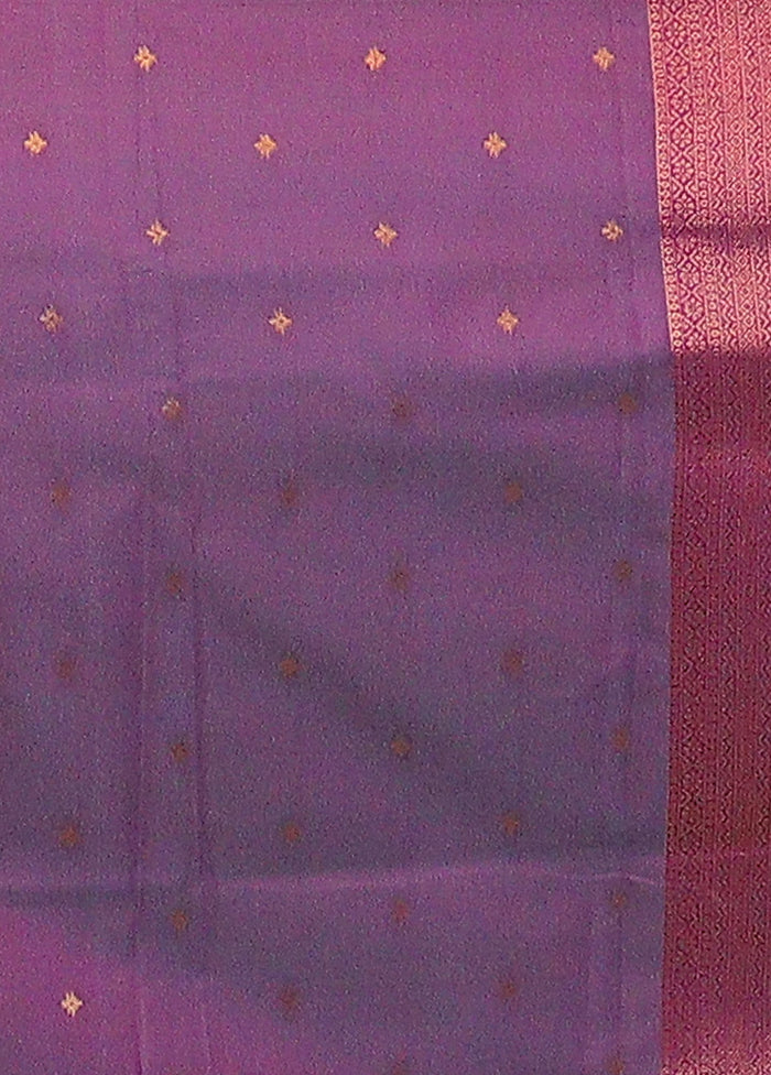 Green Dupion Silk Saree With Blouse Piece