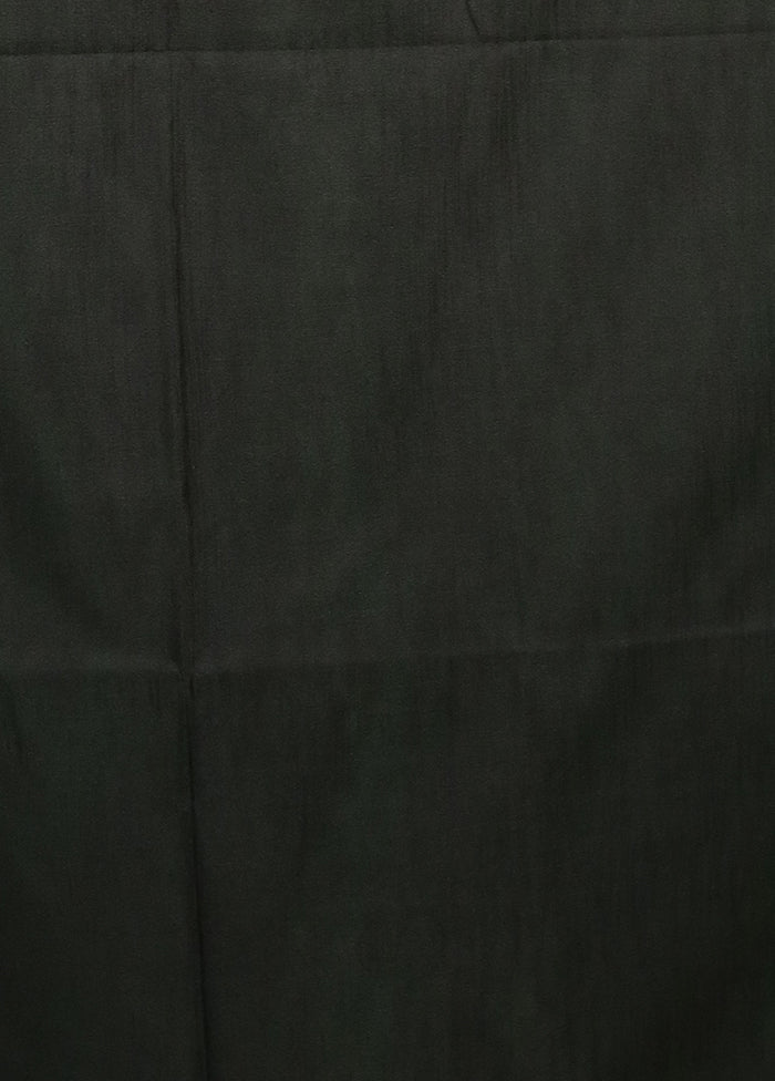 Green Kanjivaram Silk Saree With Blouse Piece