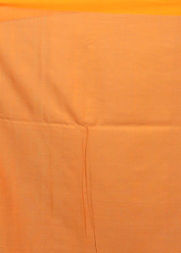 Cream Matka Silk Saree With Blouse Piece
