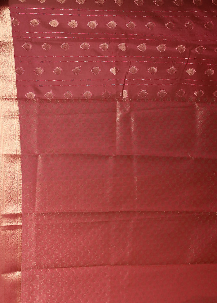 Red Organza Saree With Blouse Piece