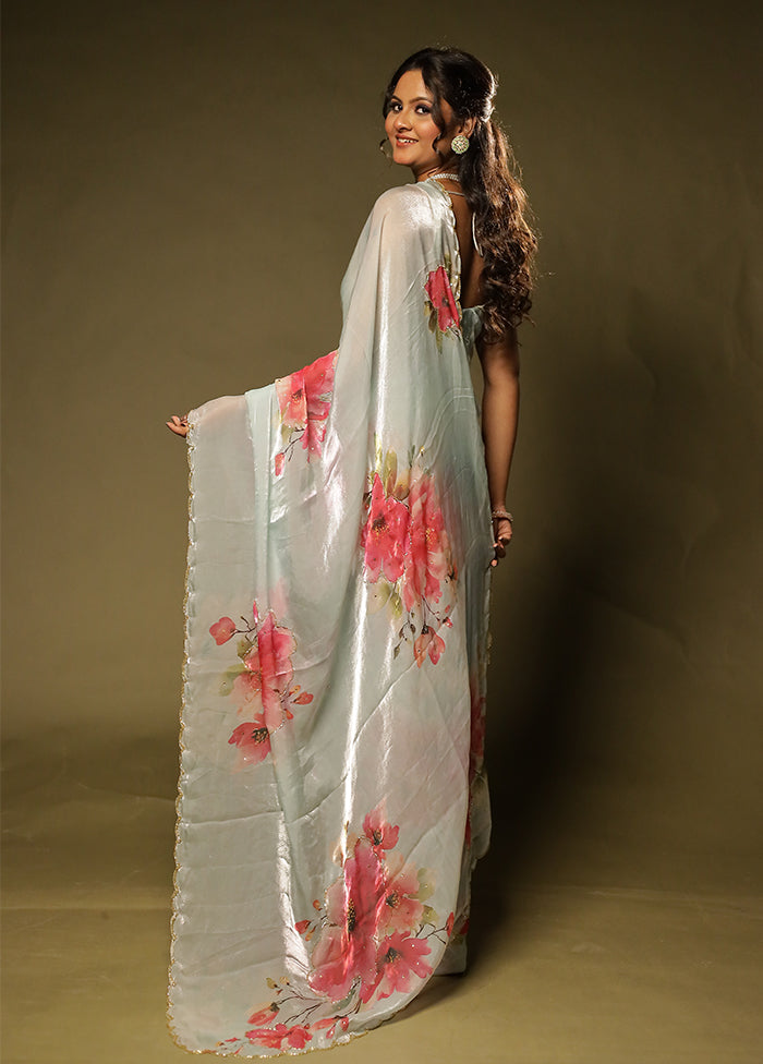 Aangan Utsav Duo – Yellow Matka Silk & Multicolor Organza Sarees