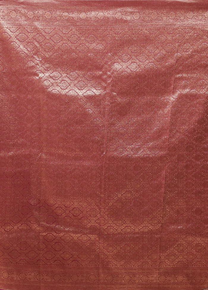 Purple Dupion Silk Saree With Blouse Piece