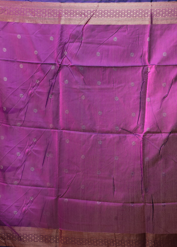 Green Tussar Silk Saree With Blouse Piece