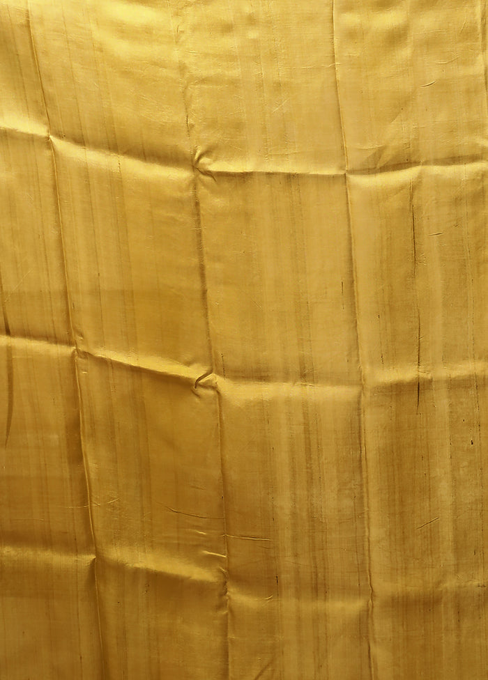 Green Printed Pure Silk Saree Without Blouse Piece