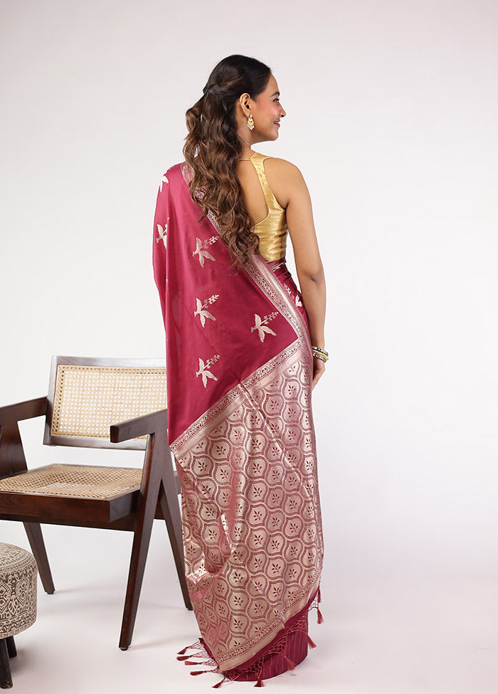 Multicolor Dupion Silk Saree With Blouse Piece