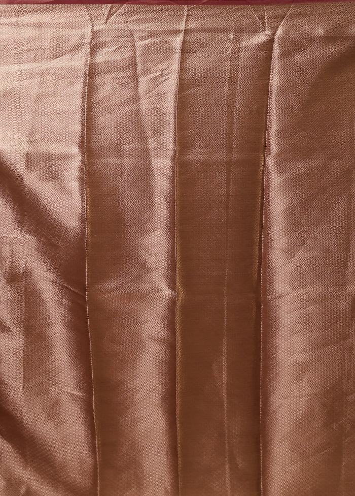 Purple Tissue Silk Saree With Blouse Piece