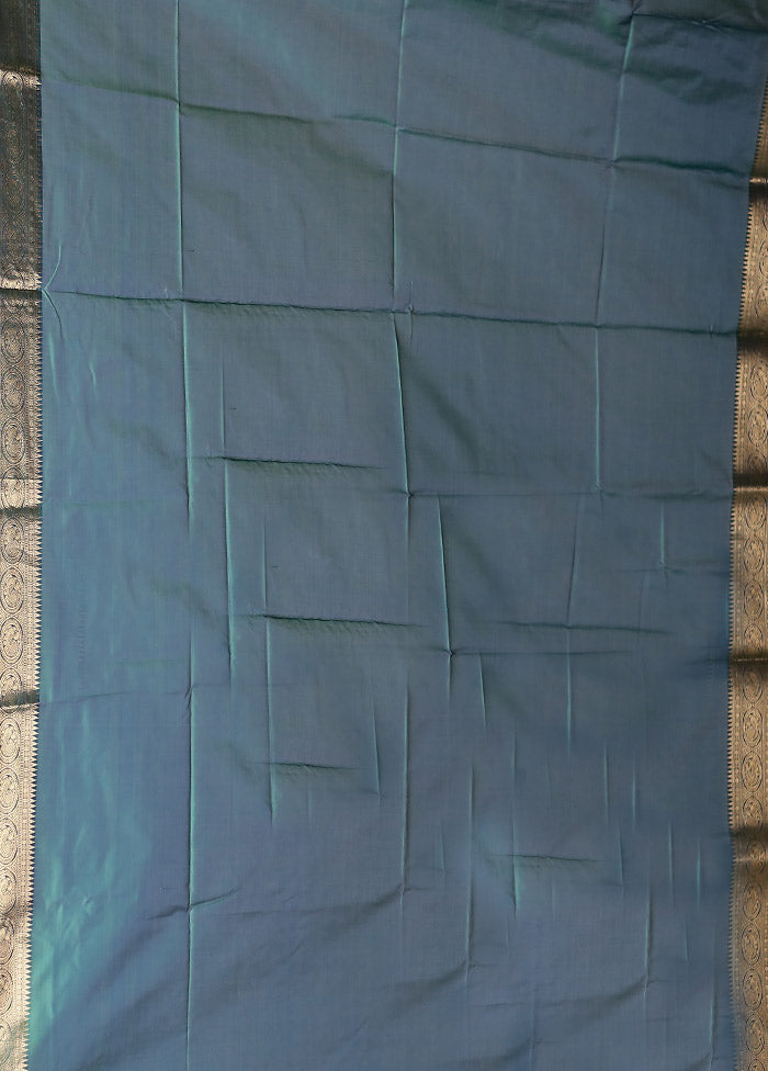 Multicolor Kalakethra Silk Saree With Blouse Piece