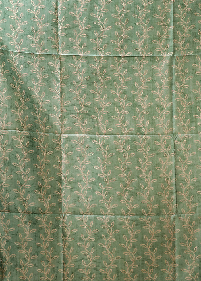 Cream Tussar Silk Saree With Blouse Piece