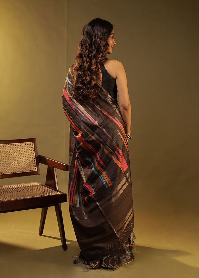 Multicolor Cotton Saree With Blouse Piece