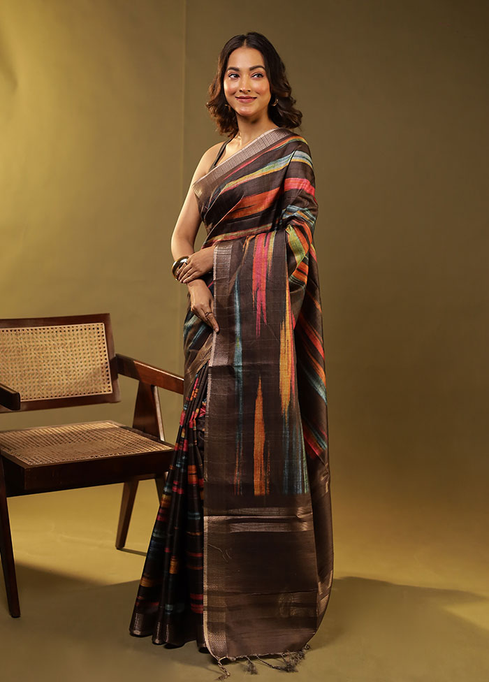 Multicolor Cotton Saree With Blouse Piece