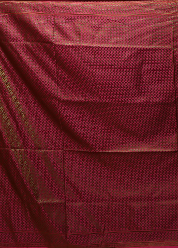 Pink Tanchoi Silk Saree With Blouse Piece