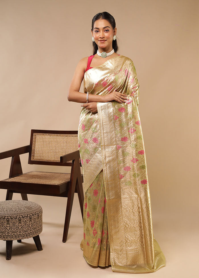 Rang Mahal Duo – Maroon Banarasi & Cream Tissue Silk Sarees