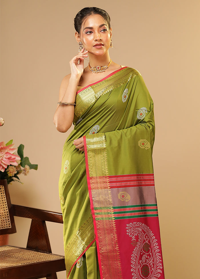 Multicolor Kalakethra Saree With Blouse Piece