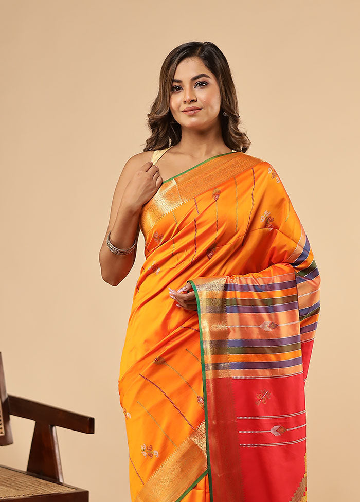 Multicolor Kalakethra Saree With Blouse Piece