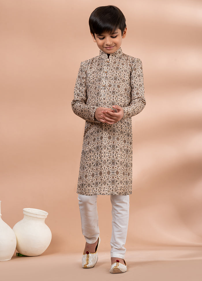 Multicolor Cotton Kurta & Pajama Set