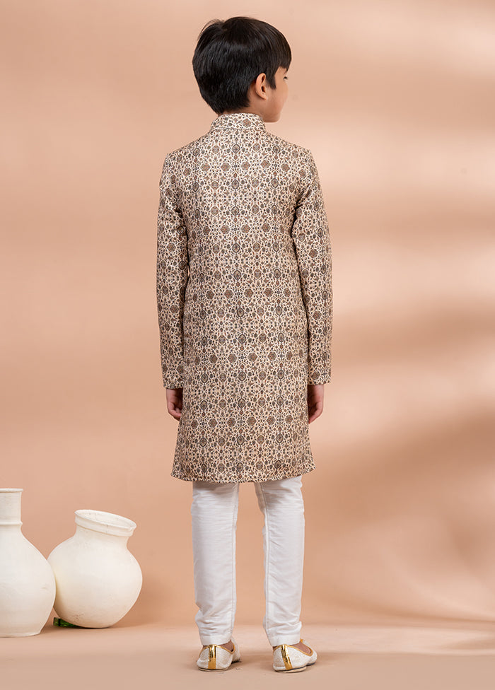 Multicolor Cotton Kurta & Pajama Set