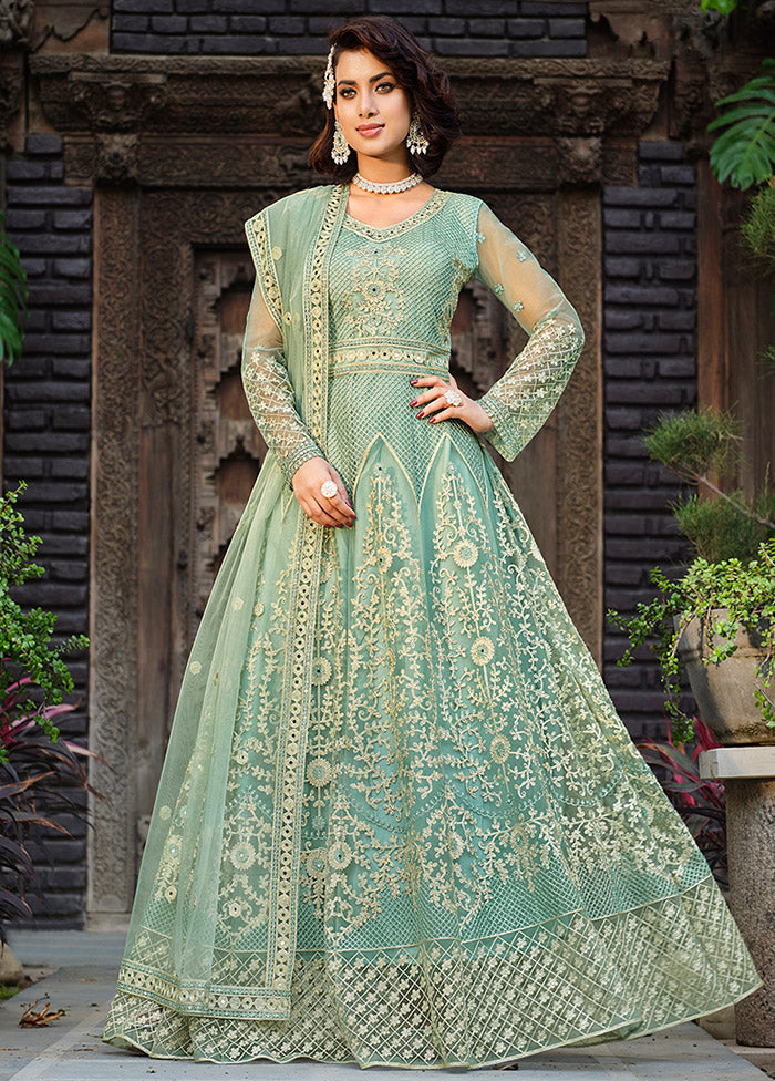 green emerald velvet dress Buy Bridal Sea Green Stunning Lehenga