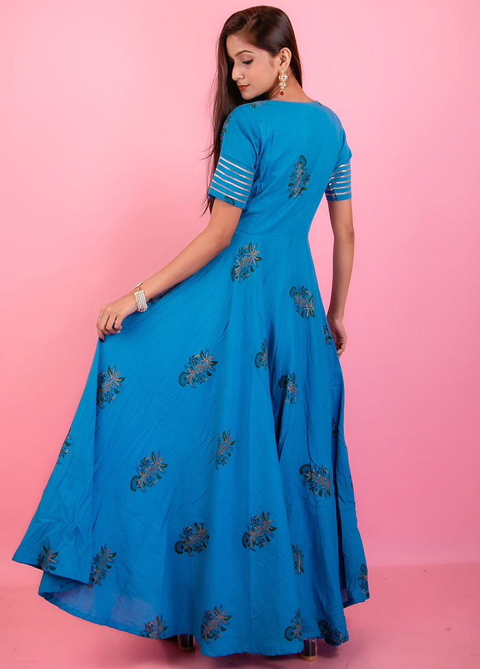 Red Readymade Cotton Indian Dress - Indian Silk House Agencies