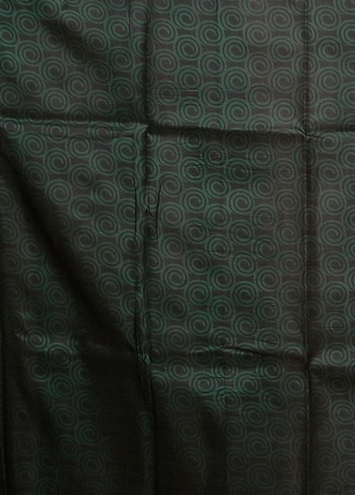 Multicolor Printed Silk Saree Without Blouse Piece