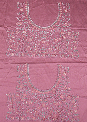 Pink Pure SIlk Dupatta Lehenga Set