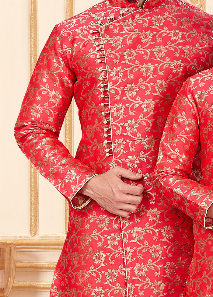 2 PC Multicolor Silk Father And Son Combo