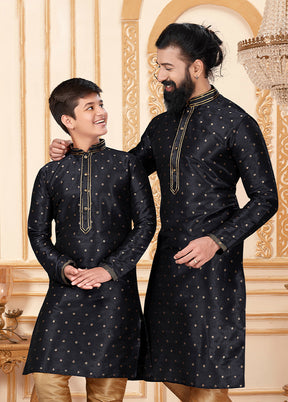 2 PC Multicolor Silk Father And Son Combo