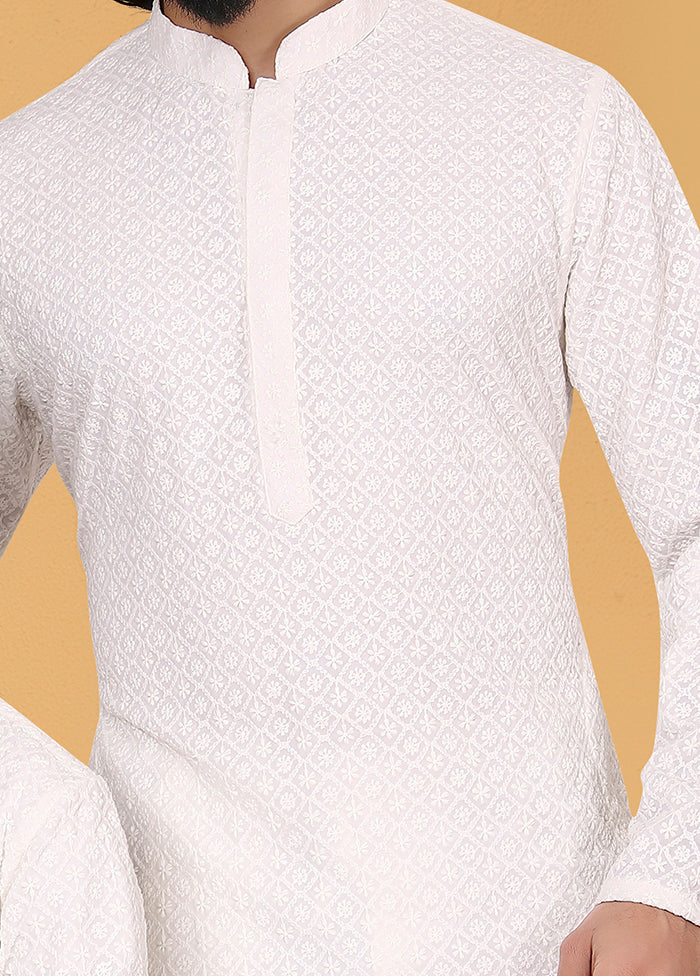 2 PC Multicolor Georgette Father And Son Combo